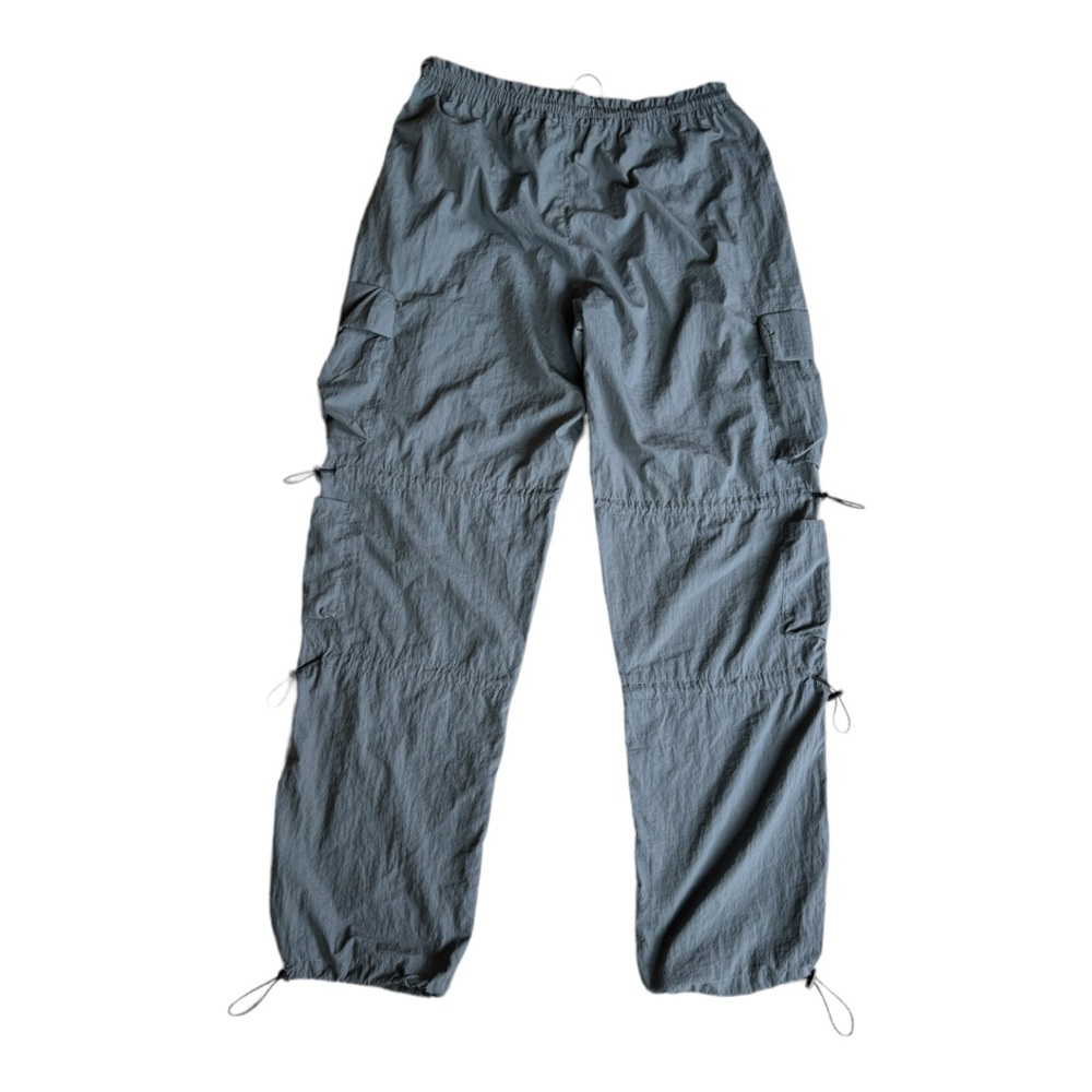 Garage Grey Nylon Parachute Lightweight Baggy Cargo Pants.‎ Large. - Picture 3 of 7